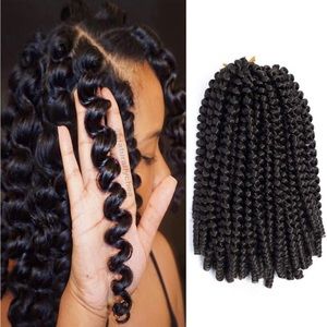 Spring Twist Crochet Hair - 8 Inch 6 packs
